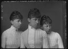 Group photo of three sisters of Prussia. Margarete, Victoria and Sophie. NPG x95907