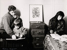 Bernard Kops; Erica Kops (née Gordon) and their son Adam Kops NPG x125529
