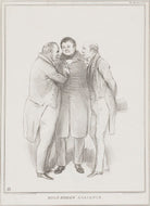 Holy Roman Alliance (Thomas Langlois Lefroy; Daniel O'Connell; Sir Robert Harry Inglis, 2nd Bt) NPG D41209
