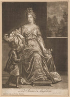 Queen Anne and an unknown boy NPG D34728