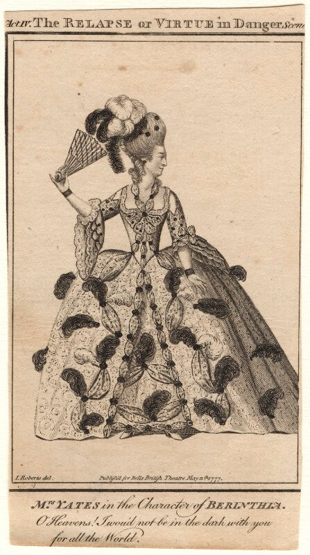 Mary ann yates as berinthia in vanbrugh's 'the relapse' npg d8912