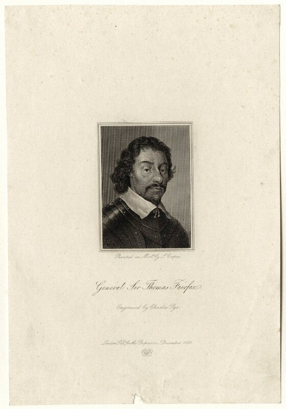 Thomas fairfax, 3rd lord fairfax of cameron npg d27112