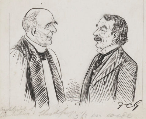 Randall Thomas Davidson, Baron Davidson of Lambeth; David Lloyd George NPG 2863