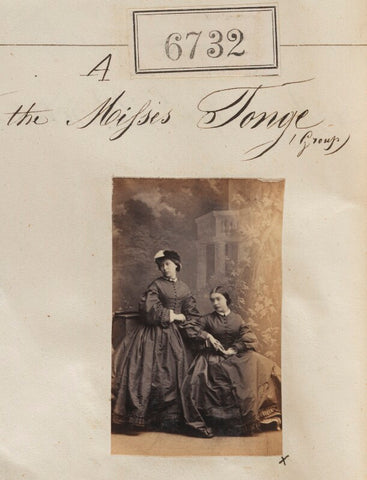 'The Misses Tonge' (Miss Tonge; Miss Tonge) NPG Ax56659