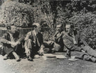 Sir Frederick Ashton, Eric John Crozier, Benjamin Britten and Peter Pears NPG x131141