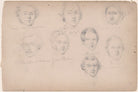 Sullivan; Mrs Barly; Mr George and five unknown sitters NPG D23313(25)