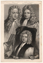 Henry St John, 1st Viscount Bolingbroke; Robert Harley, 1st Earl of Oxford; Francis Atterbury NPG D17870