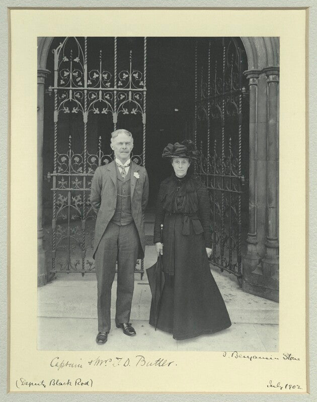 Sir thomas dacres butler; nina helen (née elliot), lady butler npg x128584