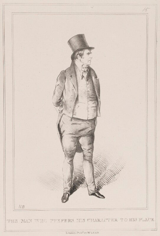 Sir charles wetherell ('the man who prefers his character to his place') npg d40950