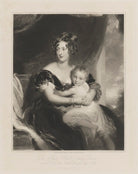 Georgiana (Howard), Lady Dover; Henry Agar-Ellis, 3rd Viscount Clifden NPG D35379