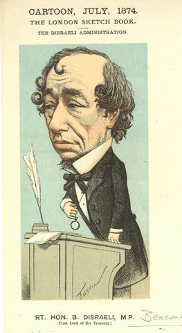 Benjamin Disraeli, Earl of Beaconsfield NPG D23024