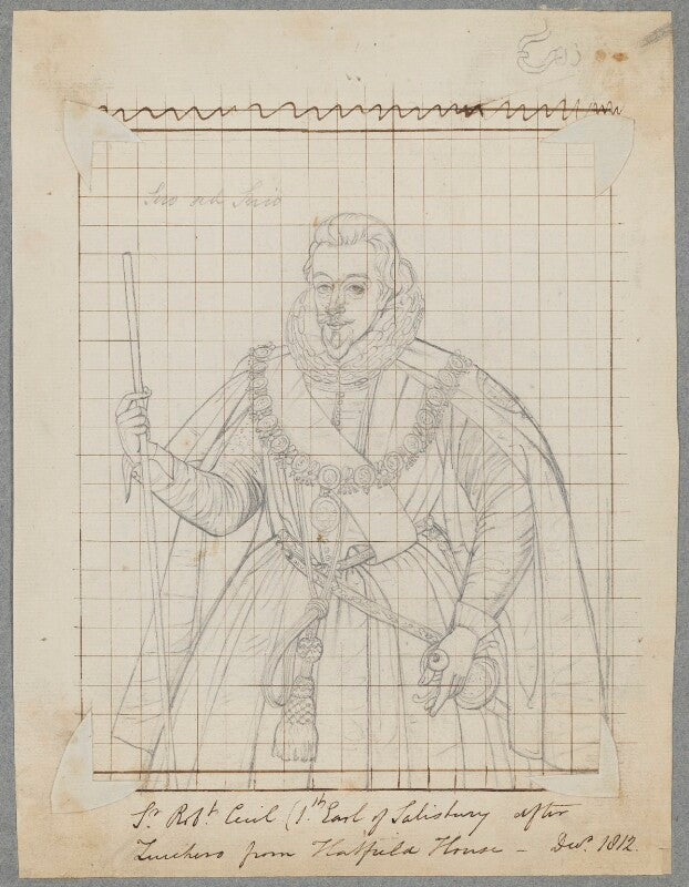 Robert cecil, 1st earl of salisbury npg d17109