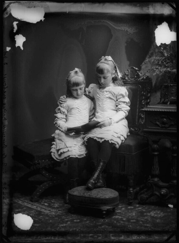 Princess marie louise of schleswig holstein; princess helena victoria of schleswig holstein npg x96055