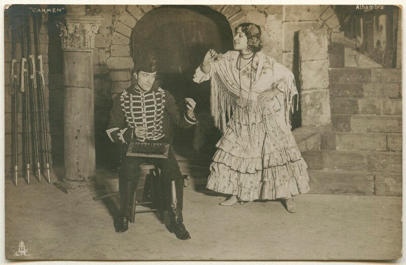 M. volbert as don josé and rosario guerrero as carmen in the ballet 'carmen' npg ax160424