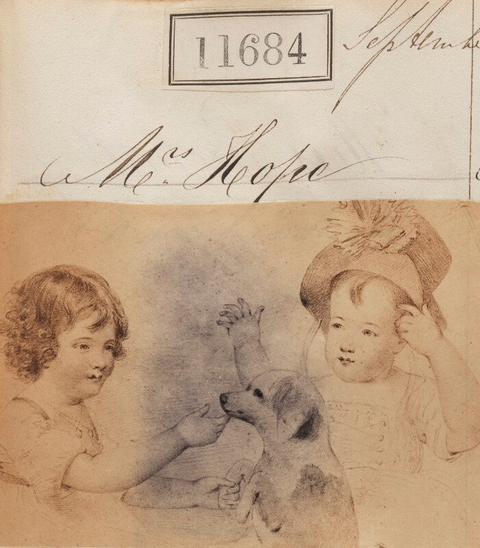 Unknown children (reproduction. [by order of?] mrs hope) npg ax61367