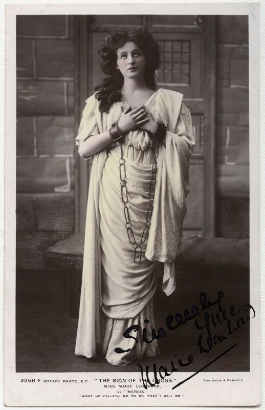 Marie leonhard as mercia in 'the sign of the cross' npg x20012