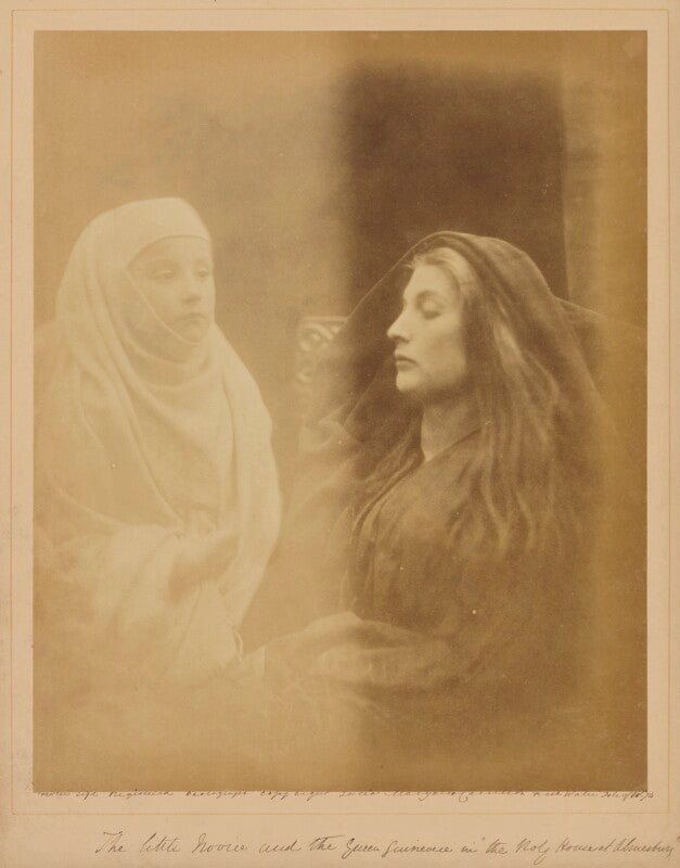 'the little novice with the queen guinevere in the holy house at almesbury' npg x18032