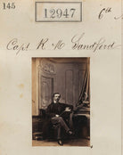 Captain R.M. Sandford NPG Ax62588