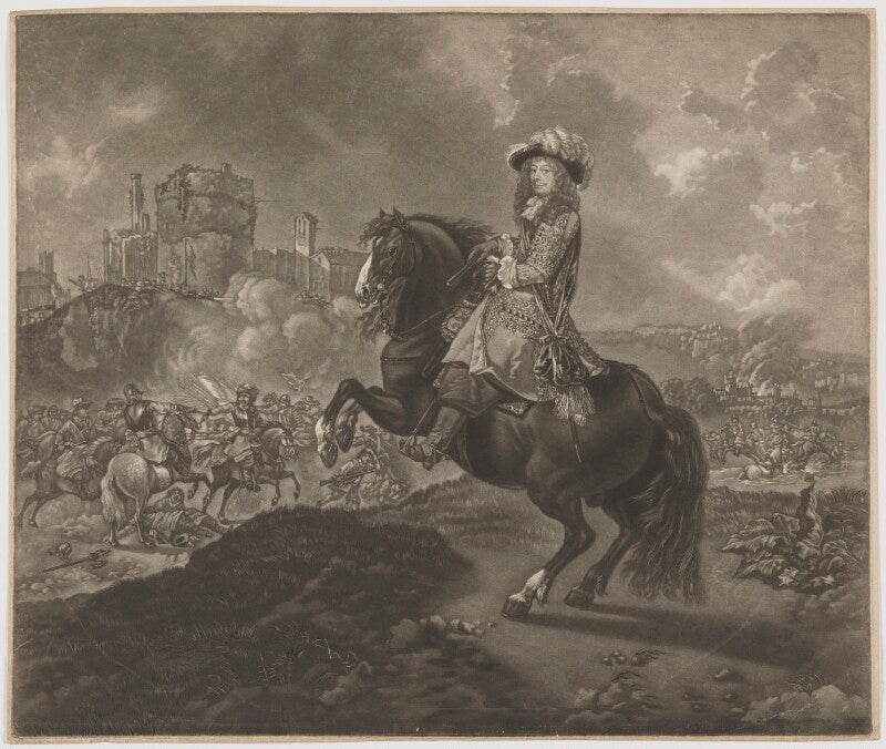 Unknown man engraved as james scott, duke of monmouth and buccleuch npg d39265