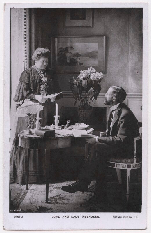 Marchioness and 1st marquess of aberdeen and temair npg x197705