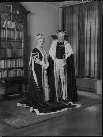 Maud Elizabeth Furse Barnes (née Radcliffe), Lady Gorell; Ronald Gorell Barnes, 3rd Baron Gorell NPG x137841