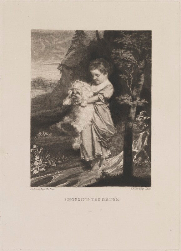 'crossing the brook' (hester frances (née cholmondeley), lady bellingham) npg d14574