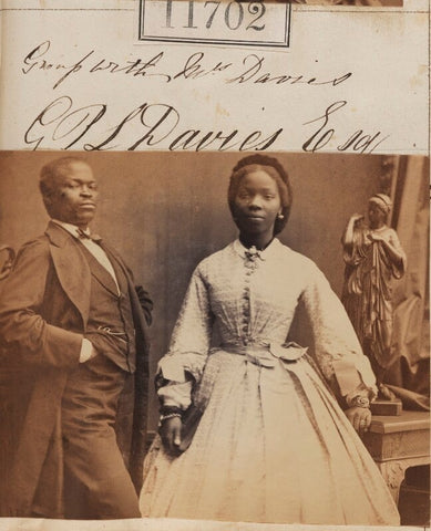 James Pinson Labulo Davies; Aina (Sarah Forbes Bonetta (later Davies)) NPG Ax61385