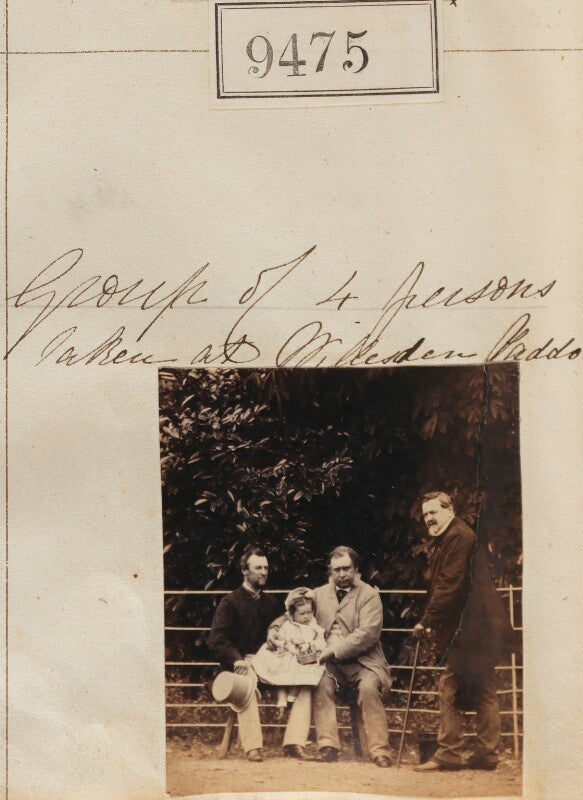 Group of 4 persons taken at willesden paddock npg ax59282