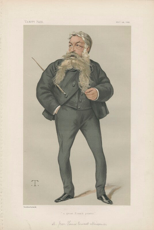 Jean louis ernest meissonier ('men of the day. no. 225.') npg d43956