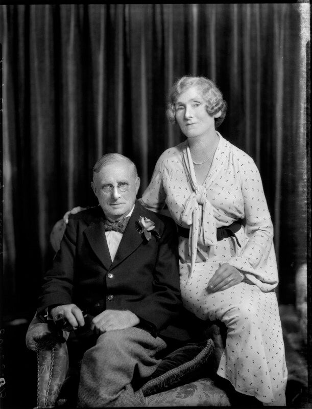 Sir percy vincent, 1st bt; christine emily (née board), lady vincent npg x151710