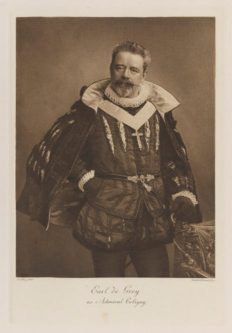 Frederick Oliver Robinson, 2nd Marquess of Ripon when Earl de Grey as Admiral Coligny NPG Ax41226