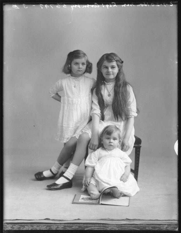 Mary gwenllian finegan (née coventry); joan bettine gwenllian birch (née coventry); arthur reginald coventry npg x74985