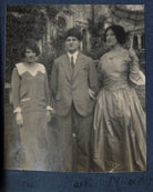 Julian Vinogradoff (née Morrell); Mark Gertler; Lady Ottoline Morrell NPG Ax141537