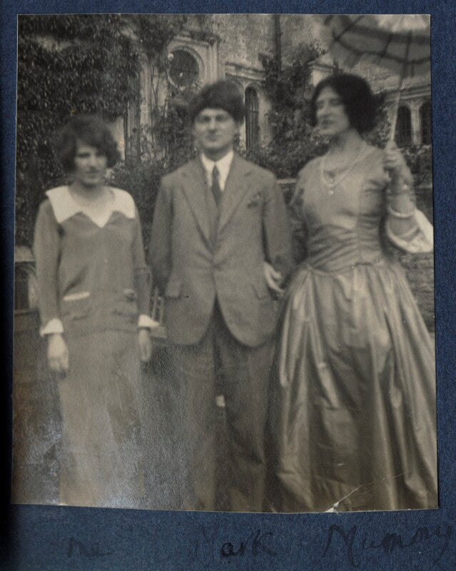 Julian vinogradoff (née morrell); mark gertler; lady ottoline morrell npg ax141537