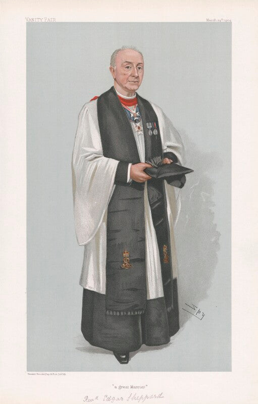 Edgar sheppard ('men of the day. no. 911. "a great marrier"') npg d45215