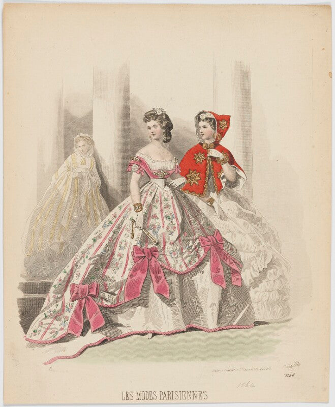 Ball dresses, 1864 npg d48014
