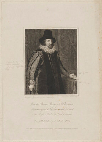 Francis Bacon, 1st Viscount St Alban NPG D39992