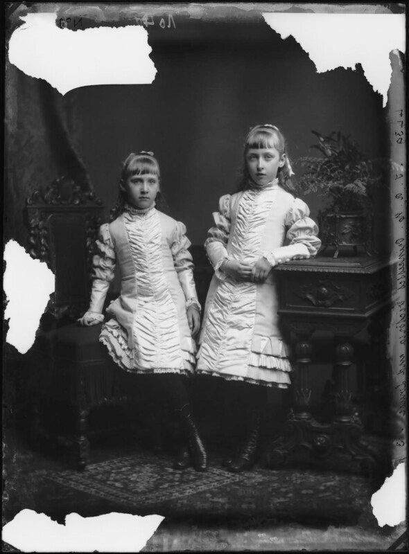 Princess marie louise of schleswig holstein; princess helena victoria of schleswig holstein npg x96054