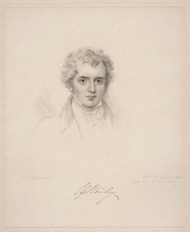 Edward Stanley, 14th Earl of Derby NPG D20625