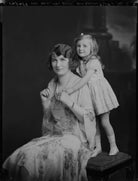 Vera Mary Bingham (née Darbyshire); Elizabeth Rosemary Denham (née Bingham) NPG x70464