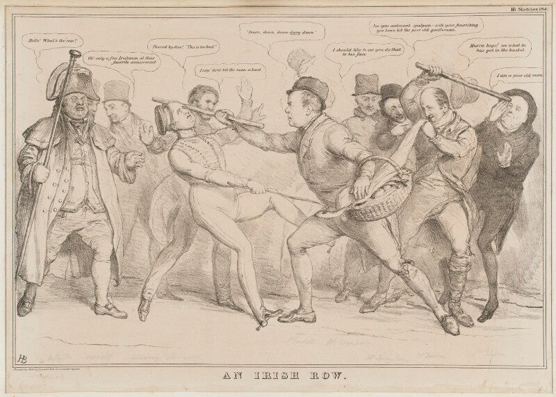 An irish row npg d41119