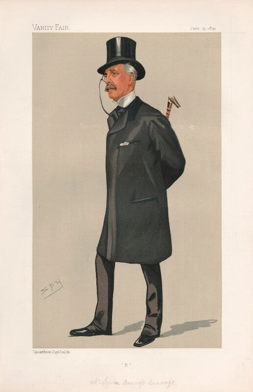 Sir squire bancroft (squire white butterfield) ('men of the day. no. 510. ') npg d44546