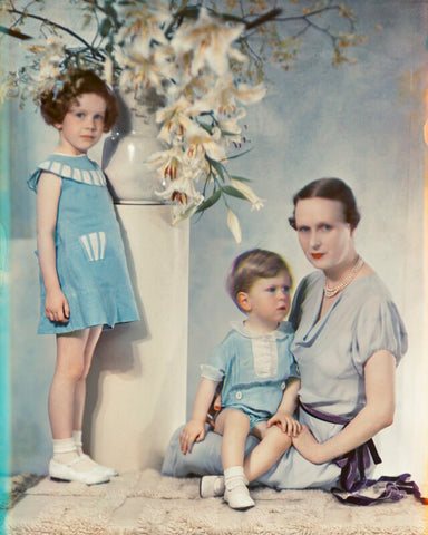 Viscountess Churchill with her children NPG x222922