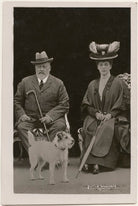 King Edward VII with his dog Caesar; Queen Alexandra NPG x196405