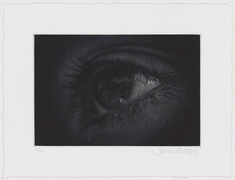 Mezzotint of an eye NPG D49616