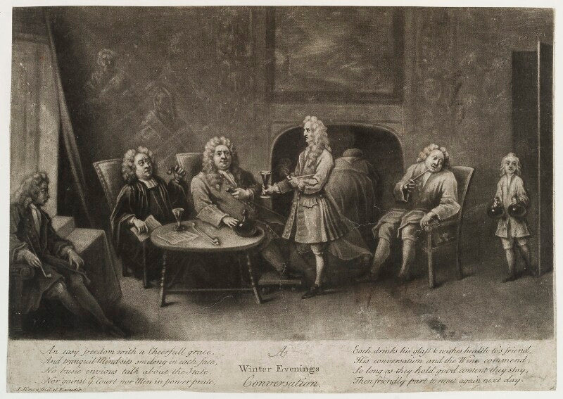 'a winter evening's conversation' npg d19847
