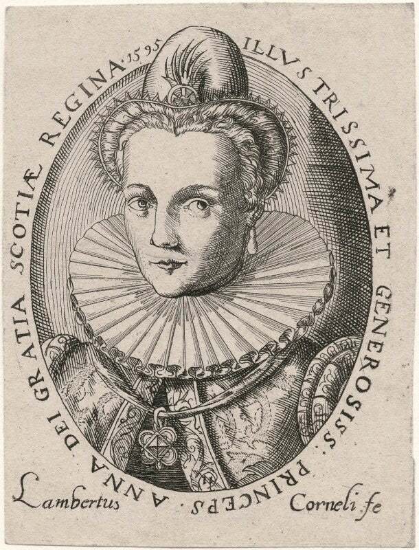 Anne of denmark when queen of scotland npg d18123
