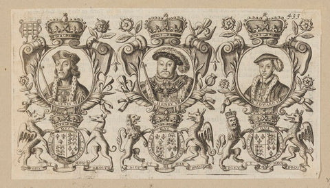 King Henry VII; King Henry VIII; King Edward VI NPG D34139