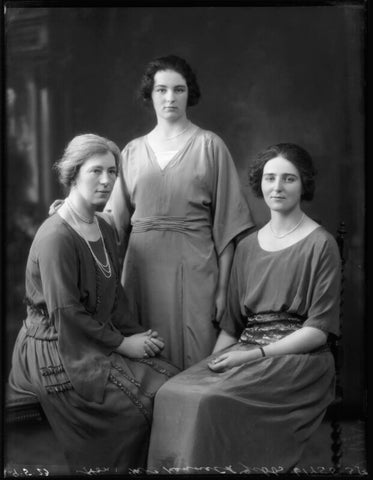 Hon. Mabel Alice Gibbs (née Barnett); Dame Anstice Rosa Gibbs; Dorothea Louisa Goodenough (née Gibbs) NPG x122478