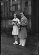 Barbara Behr (née Costerton); Derek Neville Hardwick NPG x154436